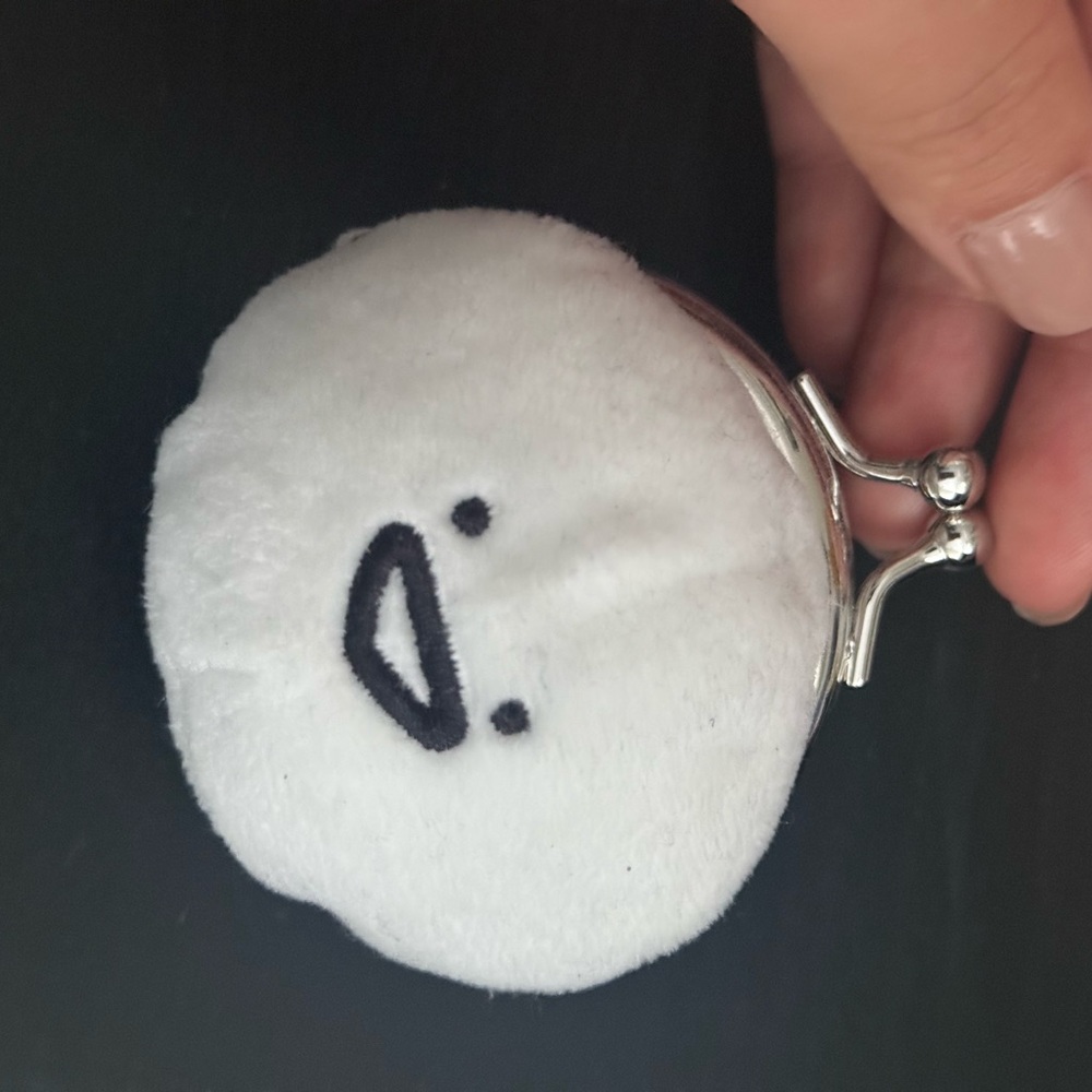 JapaneseCute White Plush Coin Purse